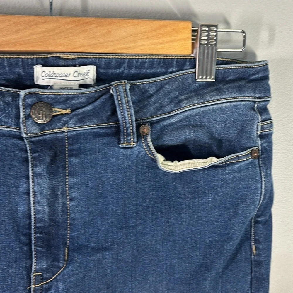 Coldwater‎ Creek jeans women’s size 8 Blue Skinny Jeans